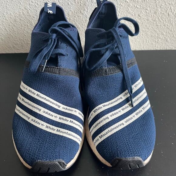 Adidas Men\'s Originals X White Mountaineering NMD_R2 Navy Shoes Sneakers Size 11 main image 10